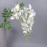 Artificial Wisteria Spray 80cmH